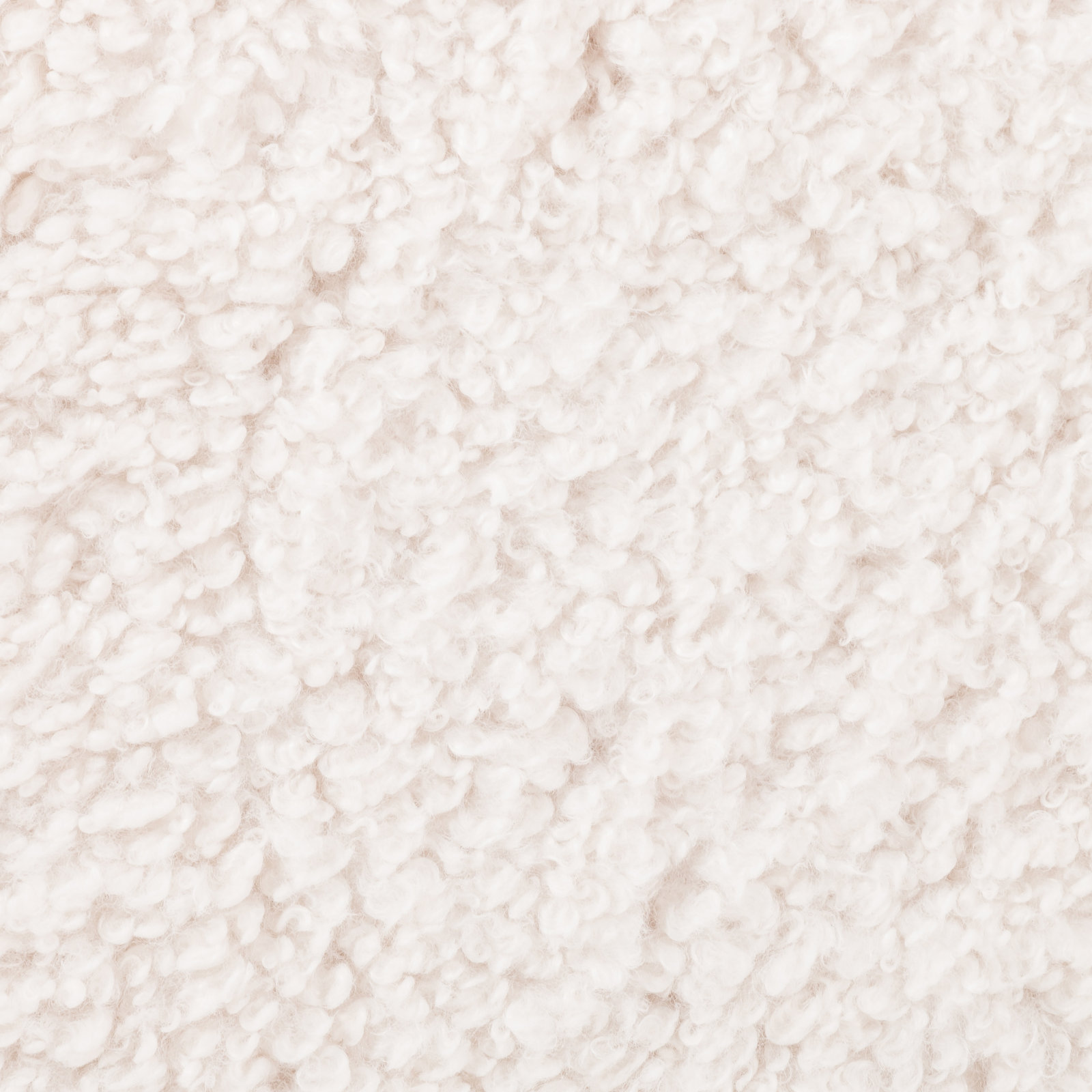 Risco 23" Ottoman, Ivory Sherpa, Espresso Oak