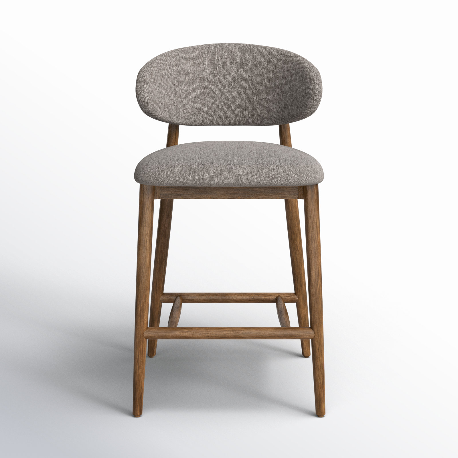 Deloris 26.5" Counter Stool, Grey Performance Chenille