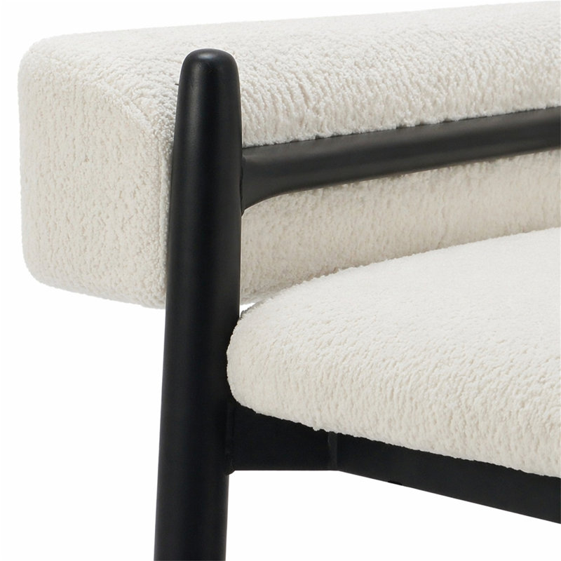 Causeuse en métal, Black/Dark Gold
