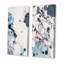 «Black and Blue Paint Stains», ensemble de 2 peintures sur toiles-2144305839-2144305838
