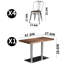 Ensemble de salle à manger carré L 27,6 po Hassall-840918423