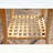 Wicker Patio Side Table with Tempered Glass