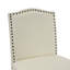 Tabourets de bar rembourrés à hauteur de comptoir pour îlot de cuisine avec sièges en tissu (beige, ensemble de 2)-2112501768