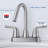 Centerset 2-handle Bathroom Faucet with Drain Assembly-104561462