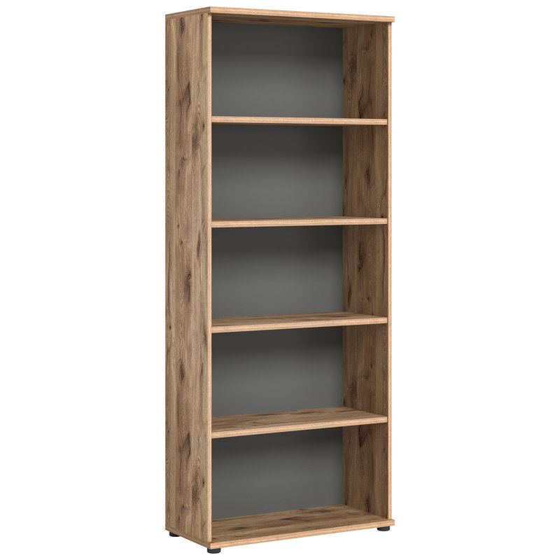 Bekbele 199cm H x 80cm W Particle Board Standard Bookcase