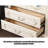 European Style Solid Wood Carved Bar Cabinet