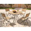 Cecilija Acacia Patio Dining Set with