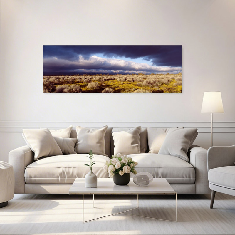 Clouds Mojave Desert California USA by Discovery Comm - Wrapped Canvas Panoramic Print, 50.8 cm H x 152.4 cm W