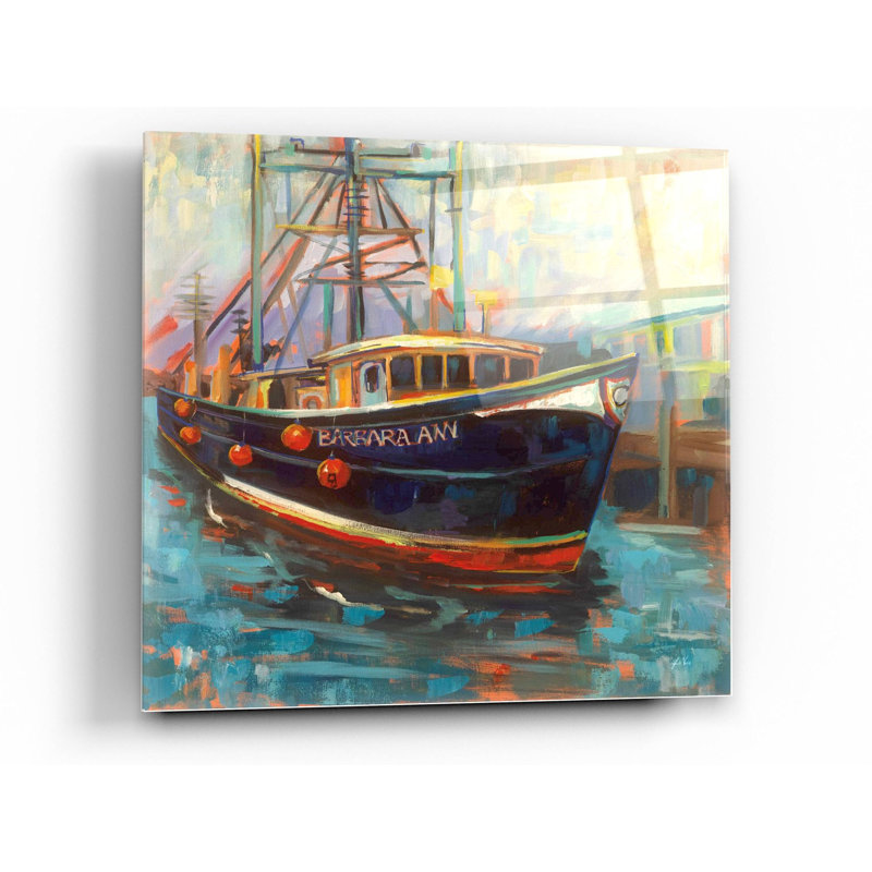 «Barbara Ann» par Jeanette Vertentes, art mural en verre acrylique, H 12 po x l 12 po x P 0,125 po