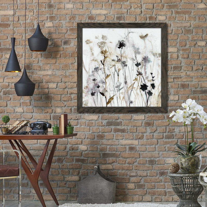 «Wildflower Mist I» par Carol Robinson - reproduction de cadre photo, H 27,5 po x l 27,5 po x P 0,75 po