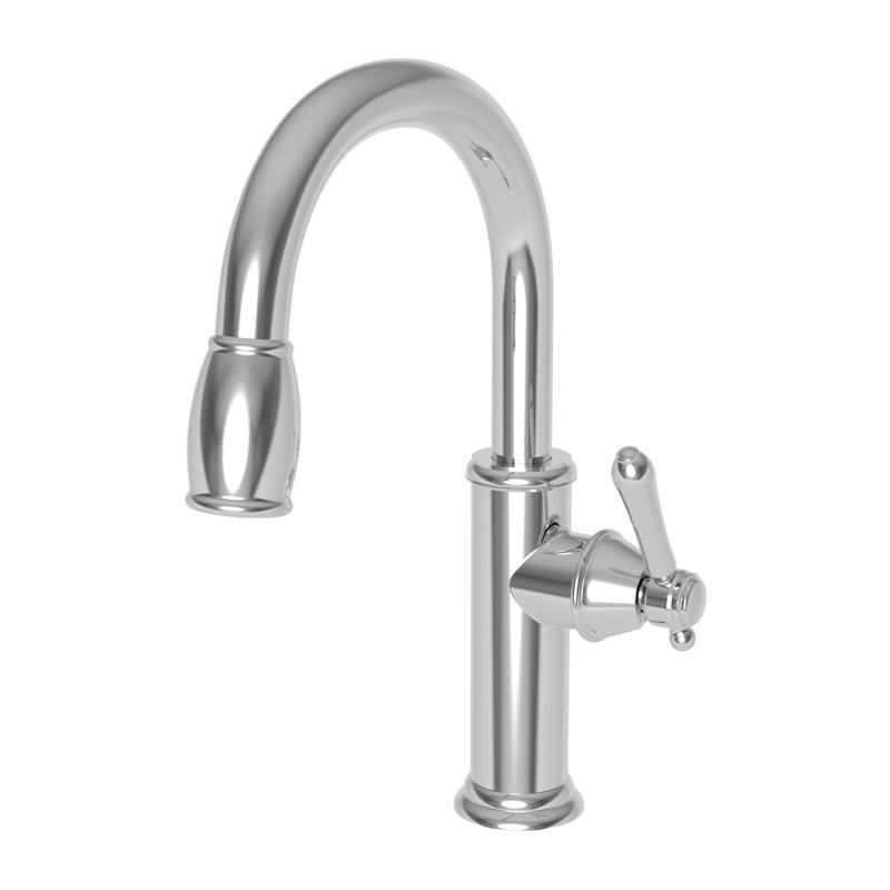 Chesterfield Pull Down Bar Faucet, Polished Chrome