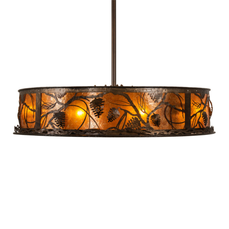 Whispering Pines Downrod Ceiling Fan