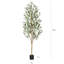 Adcock Artificial Olive Tree in Pot with Realistic Leave and Natural Trunk-269850713