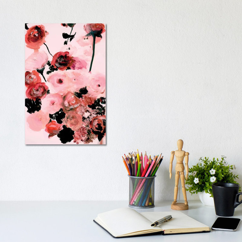 Flora by Leigh Viner - Wrapped Canvas Print, 30.48cm H x 20.32cm W x 1.91cm D