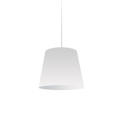 Luminaire suspendu cylindrique surdimensionné à 1 lumière