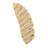 Banana Leaf Wall Sconce - 3-Light - French Gold/Natural Seagrass