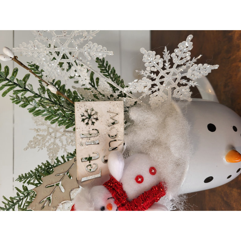 Arrangement de table Snowman Cup