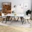 Leedey 49cm H Upholstered Metal Parsons Chair in Beige