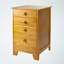 Ensemble de bureau à domicile 5 pièces Morrison, finition miel, H 28,56 po x l 85,12 po x P 68,23 po