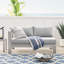 Causeuse d'extérieur en aluminium Shore Sunbrella-2095654384