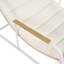 Ensemble de 3 chaises longues de patio avec table d'appoint en acacia-821271177