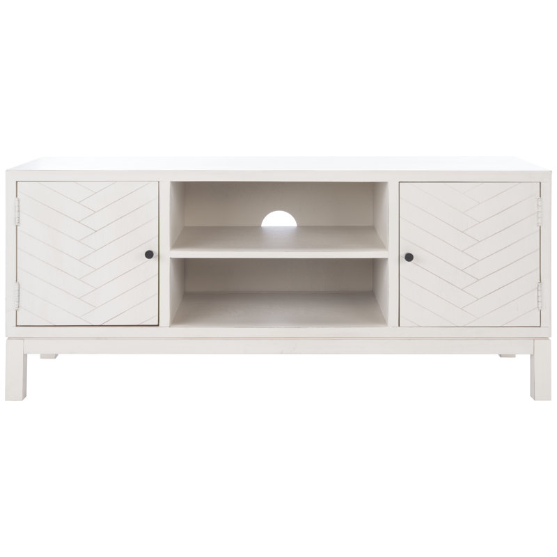 Lindhilde TV Stand for TVs up to 43", Distressed White