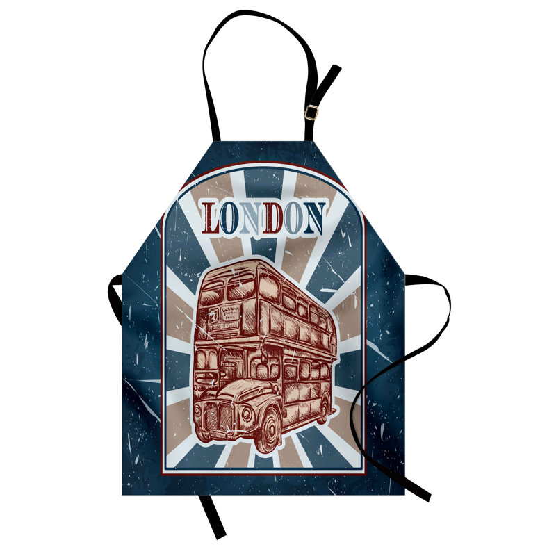 No Pattern Bib Apron