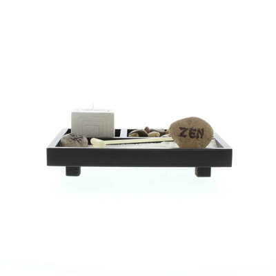 Tabletop Zen Garden Kit | Desktop Meditation Sand Tray