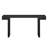 60Inches Rustic Farmhouse Console Table , Distressed Wood Finish Entryway Sofa Side Table For Living Room, Hallway, Black-1388592573