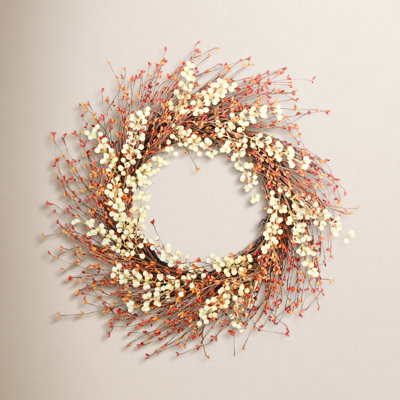 Primrue 22" Handcrafted Berry Wreath