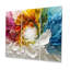 «Vortex rose de la vie accentué de bleu III», ensemble de reproductions d'art mural-107181757-107181763