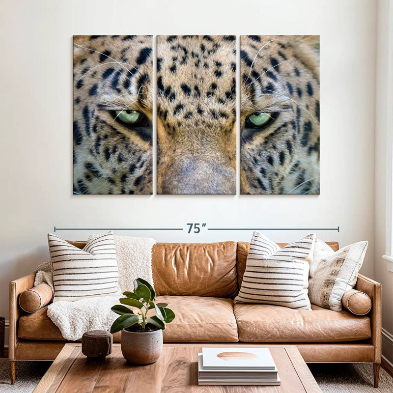 Brampt Leopard Eyes, 42" H x 65" W