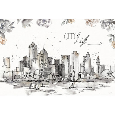 " Skyline Sketches III " by Anne Tavoletti