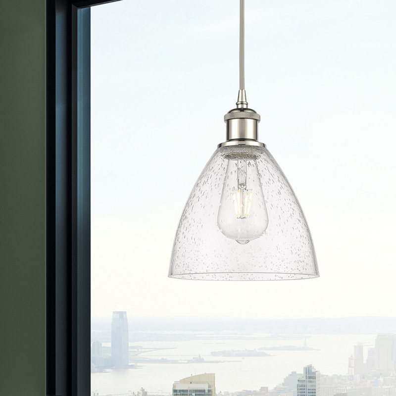 Luminaire suspendu en dome à 1 lumière