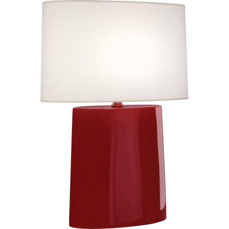 Lampe de table 26,25 po Victor, Rouge sang-de-bœuf