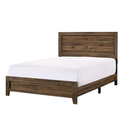 Gorgeous Contemporary Brown Cherry Bed For Queen, Bedroom Furniture With Strength Veneer Queen , Fine Wood