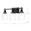 Luminaire pour meuble-lavabo à 3 lumières Kingsley Gold / noir mat / nickel brossé Kingsley-66310891