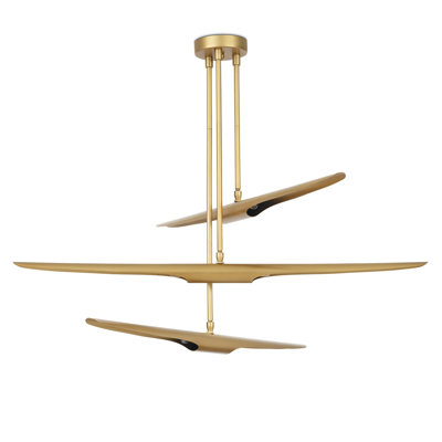 Lustre Concorde (laiton naturel)