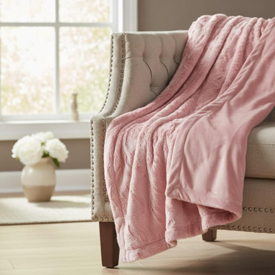 1PC 90x90" Faux Fur Blanket