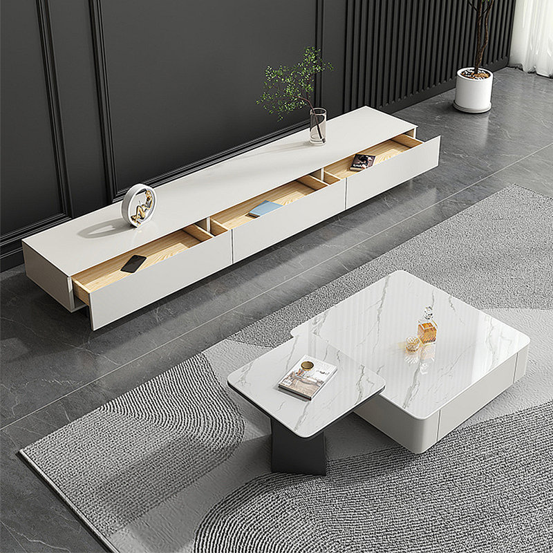 Ensemble de meuble télé moderne et simple avec rangement