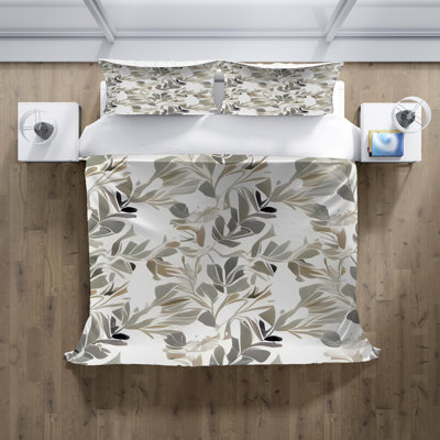 Polyester Floral Duvet Cover