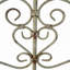 Clôture de jardin en fer 25,6 po x 67,72 po Sungmor