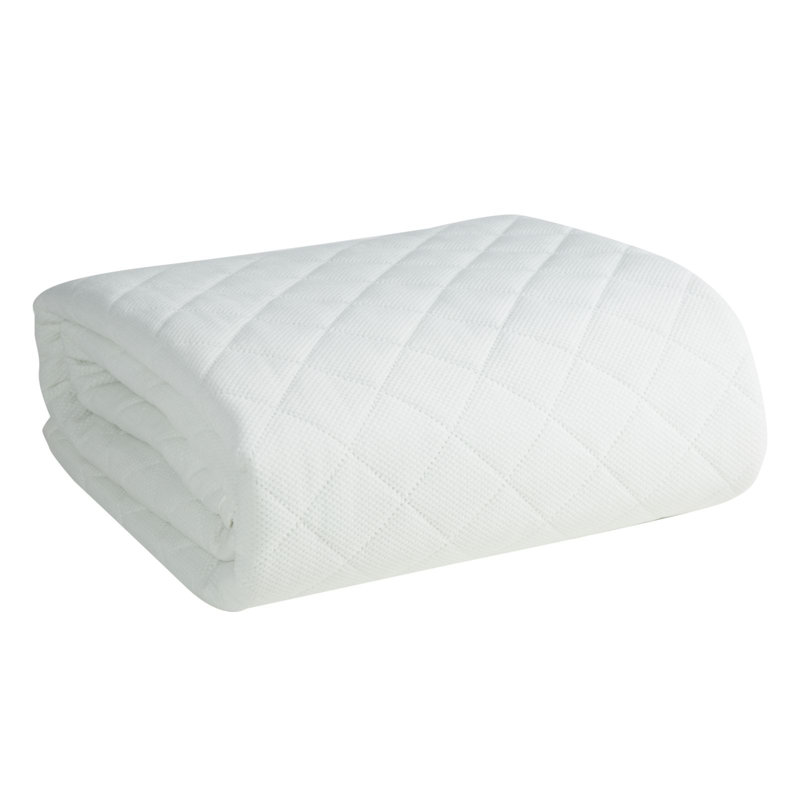 Hisham Bedspread, W170 x L210cm, White