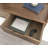 Upton Solid Wood Floating Shelf with Drawer-932090901