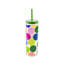 Acrylic Tumbler With Straw, Mini Golf