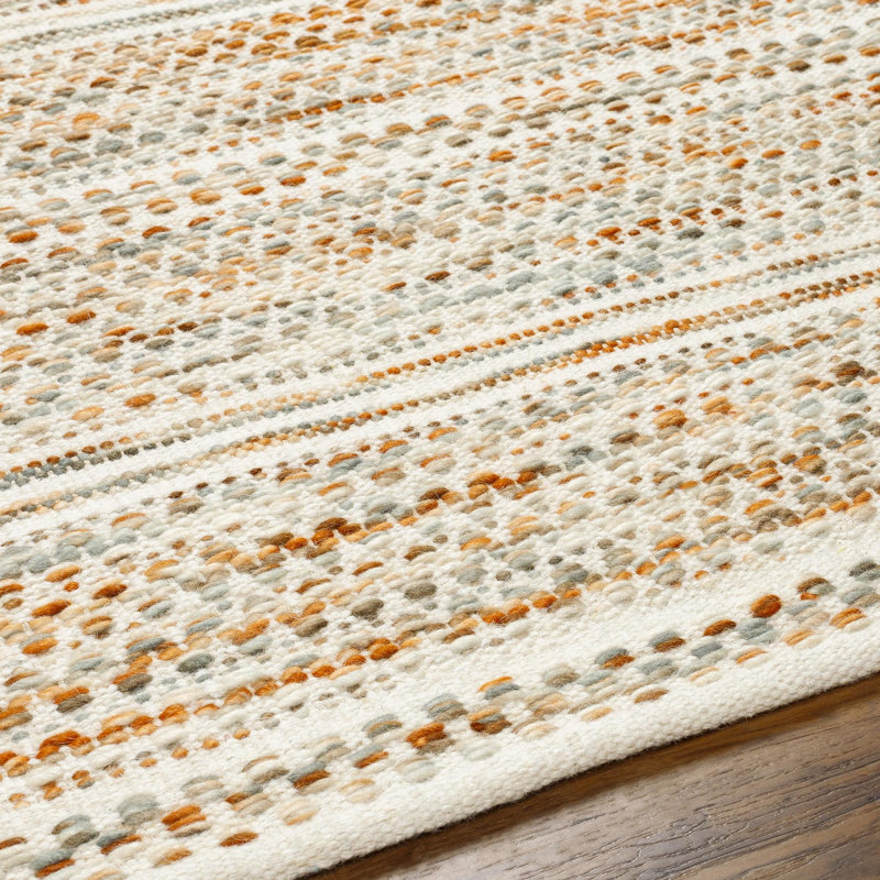 Kenyatta Performance Wool Abstract Indoor Rug, Rectangle 6' x 9'