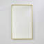 Nakira Solid Wood Rectangle Wall Mirror