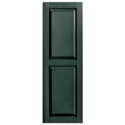 Exterior Vinyl Raised Panel Shutter Single