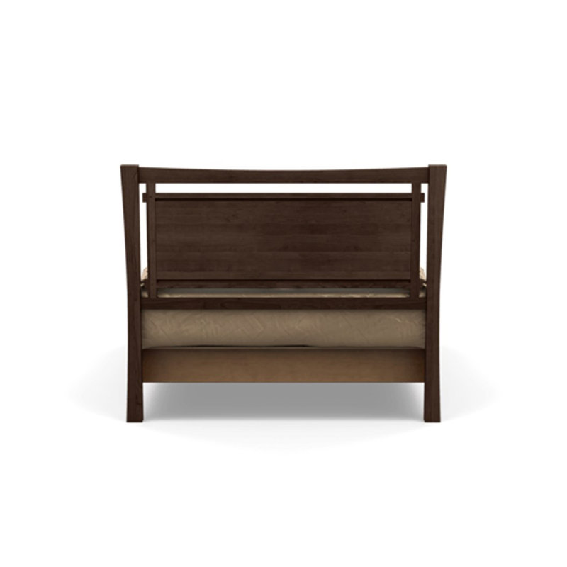 Monterey Upholstered Bed, King, Onyx, Smoke Cherry