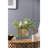 Alu Timber Wavy Rect Vase,Small
